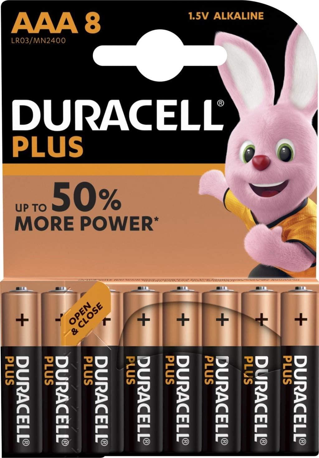DURACELL Duracell Plus Power batterie ministilo (AAA) blister da 4 pezzi + 3